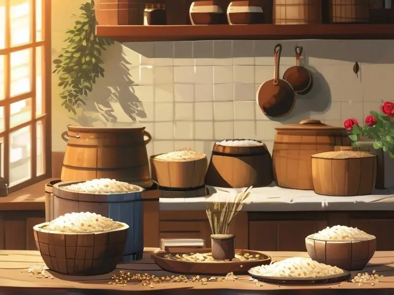 甜酒制作过程演示