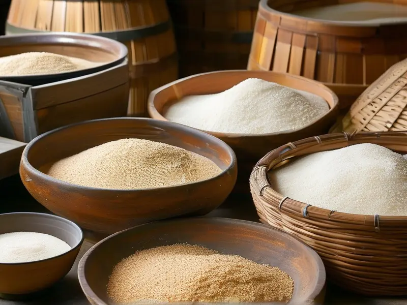 甜酒曲制作过程展示