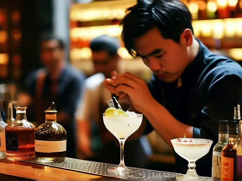 泉州调酒培训课程现场教学