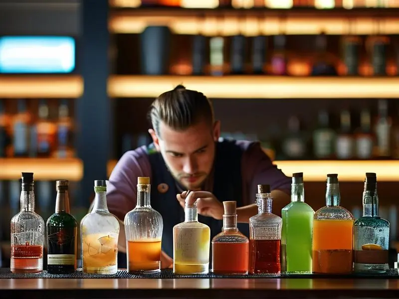 调酒师技术培训基地实操课程现场