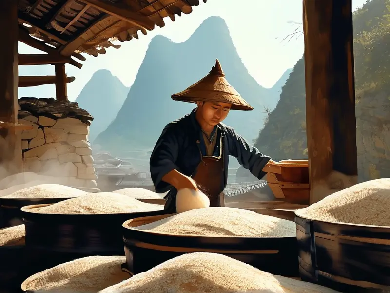 贵州传统酿酒工艺实景展示