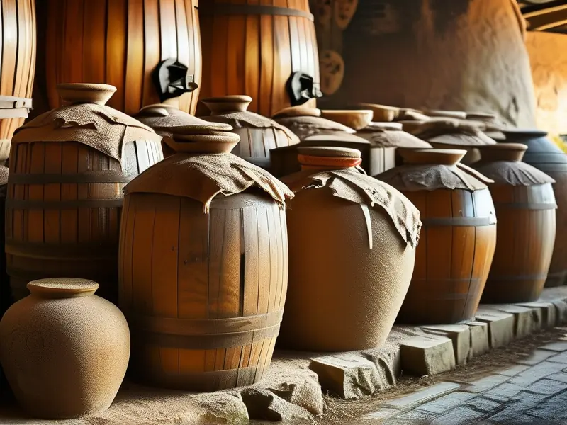 小米酒酿造过程及成品展示