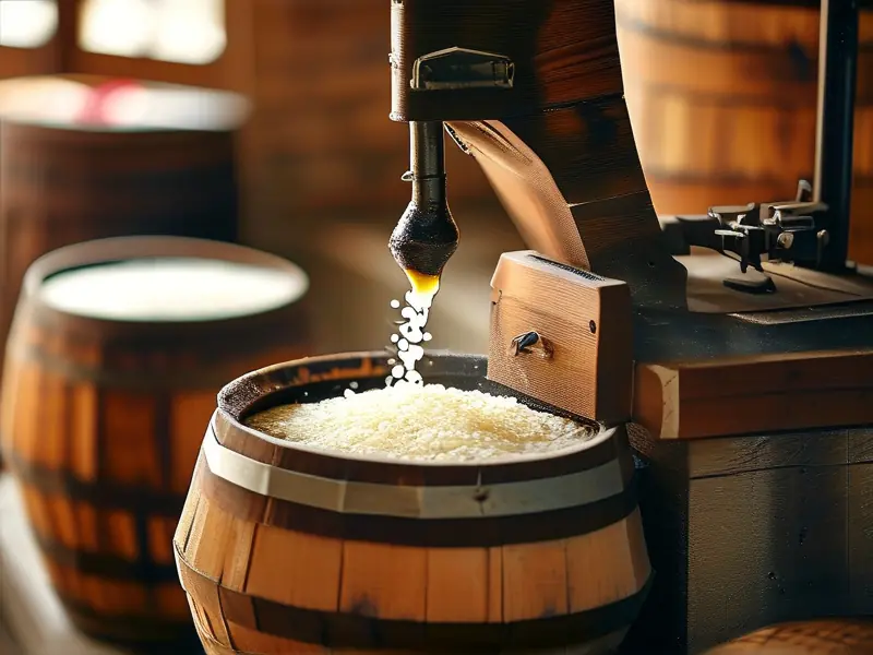 家庭使用小型米酒酿造设备制作米酒