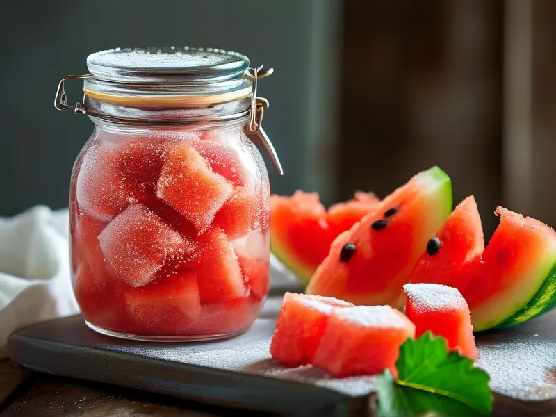 西瓜酒制作过程示意图