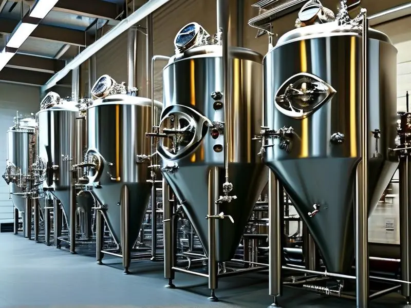 现代酿酒设备展示图