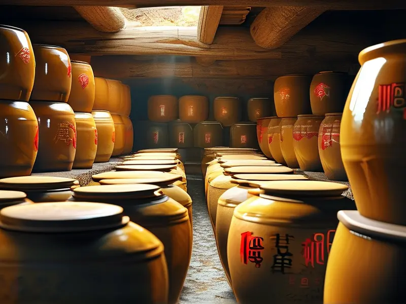 传统白酒酿造过程与新酒储存