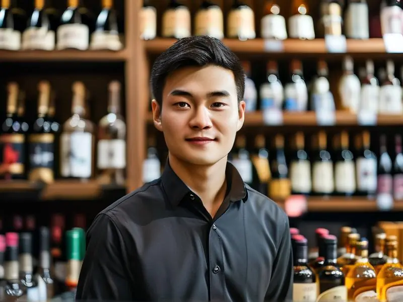 白酒销售新手向客户介绍产品场景