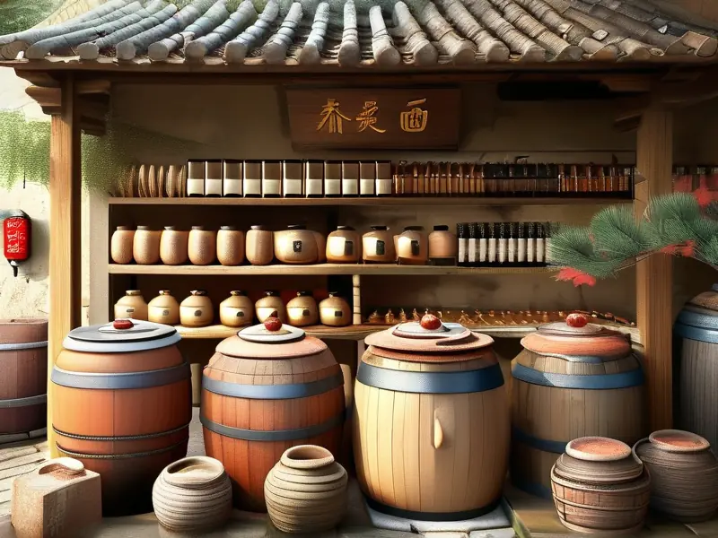养生酒酿造过程展示
