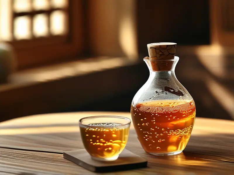 液态白酒发酵过程示意图