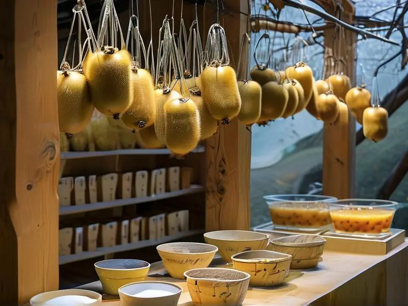 野生猕猴桃酿酒过程