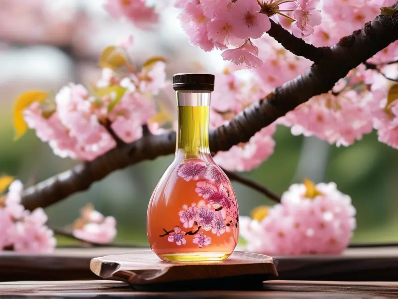 樱花酒酿制过程展示