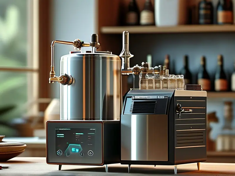 电蒸汽酿酒设备工作场景展示