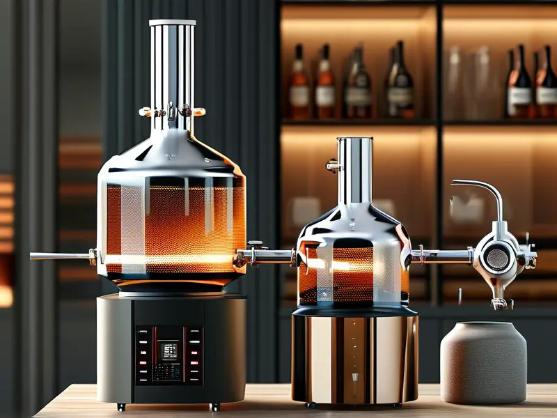 家用酿酒设备操作示意图