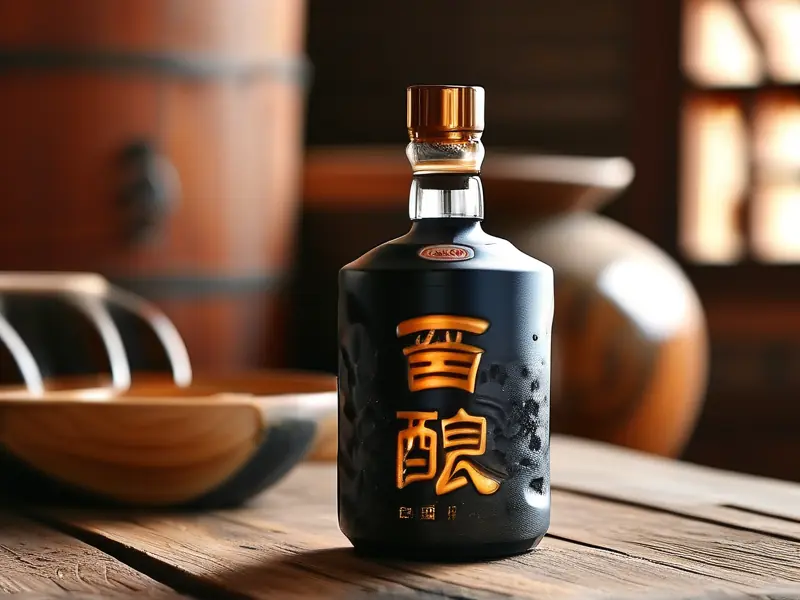 鱼光烟台古酿52度浓香型白酒实物展示