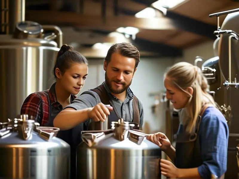 学员在南楼山酿酒技术网学习酿酒技术