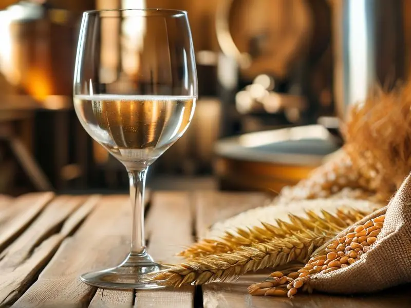 纯粮酿造白酒鉴别方法示意图