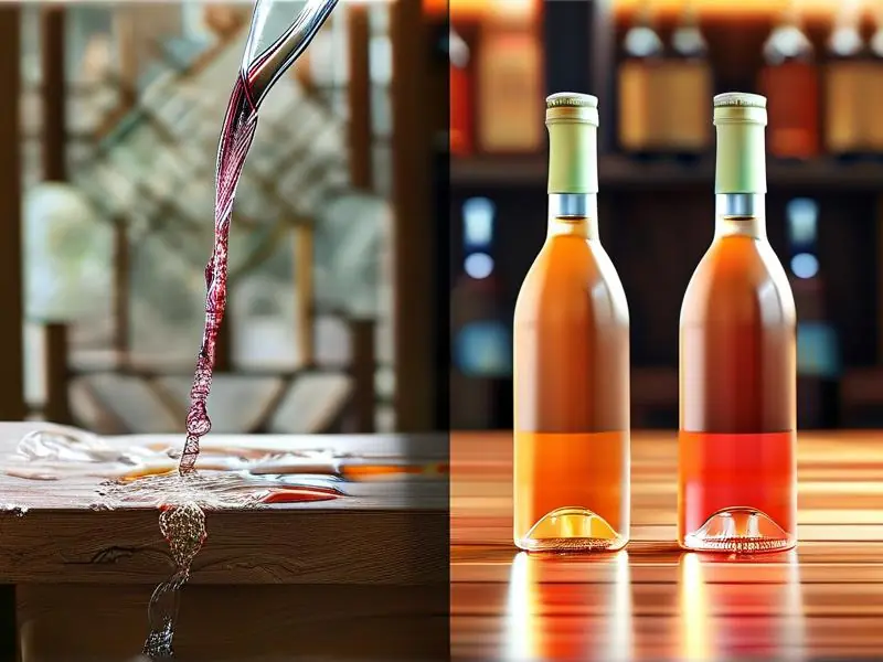 纯粮酒与勾兑酒对比图