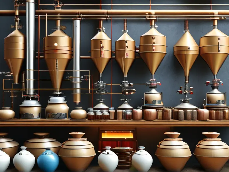 酿酒白酒的工艺流程示意图