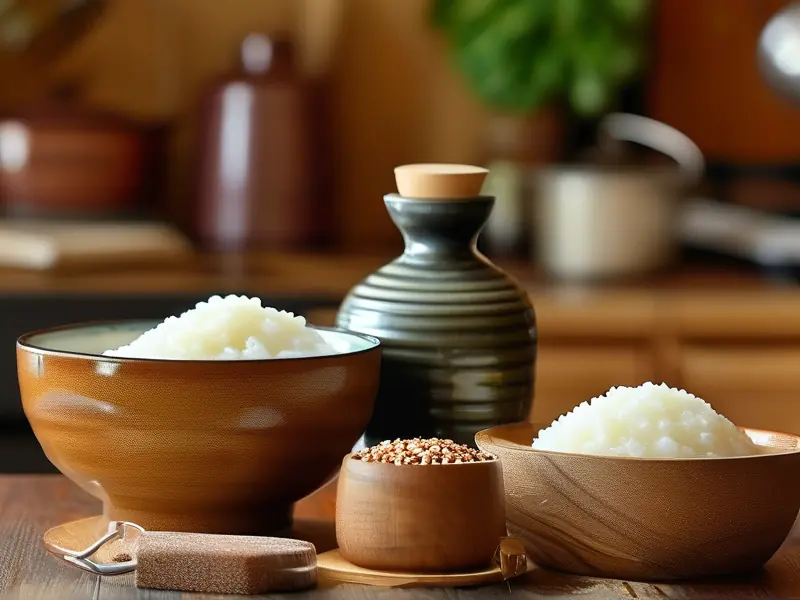 家庭自制糯米酒酿成品展示