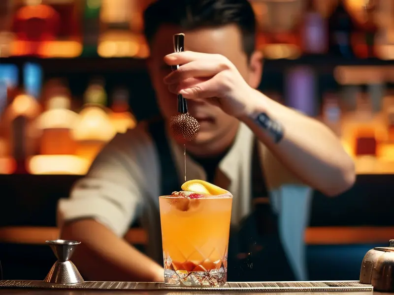 浙江调酒培训学校专业调酒师调制鸡尾酒