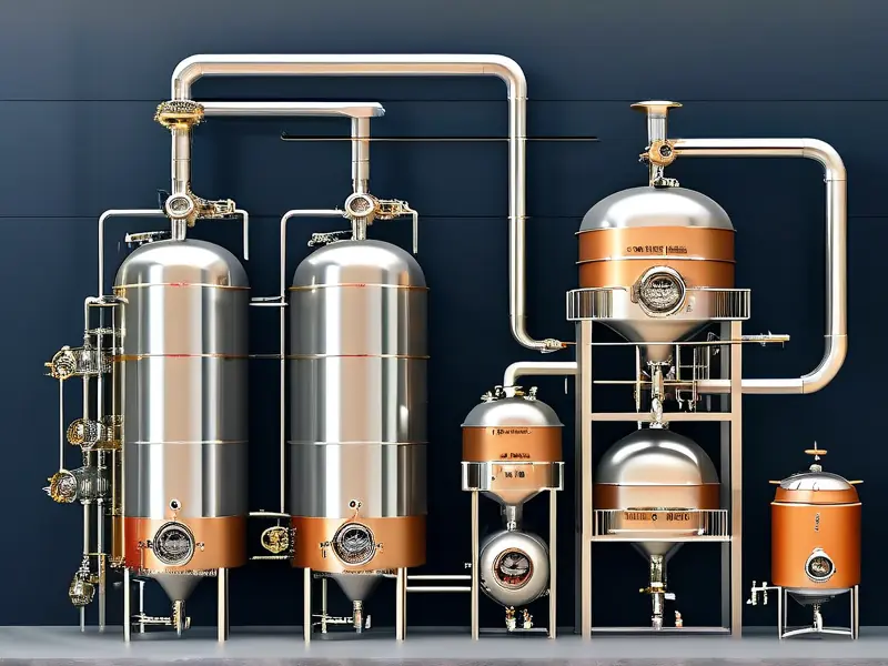 蒸馏酒和酿造酒生产工艺对比示意图