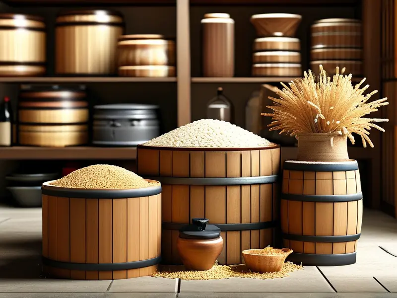 家庭酿酒设备与原料展示