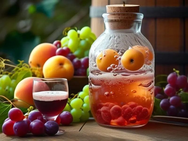 自家酿果酒所需材料和工具展示