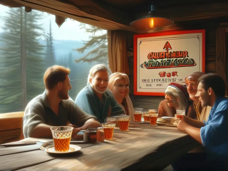 自酿白酒广告设计示例