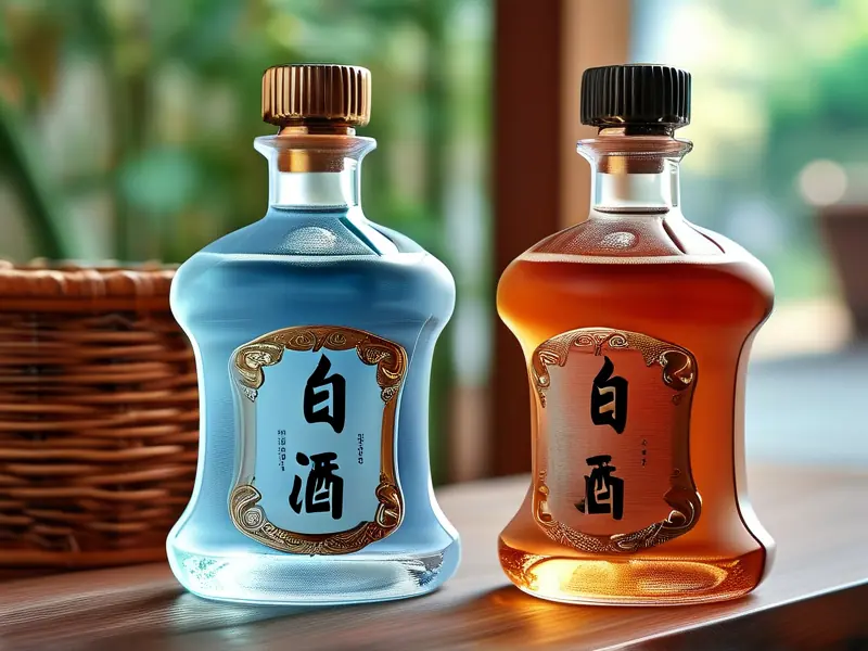 自酿白酒和勾兑酒对比图