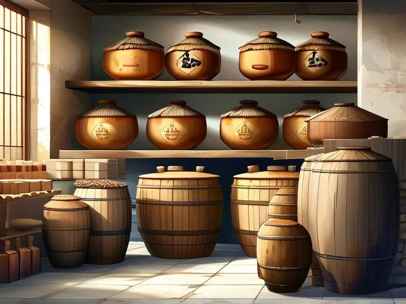 自酿白酒生产与销售全流程示意图