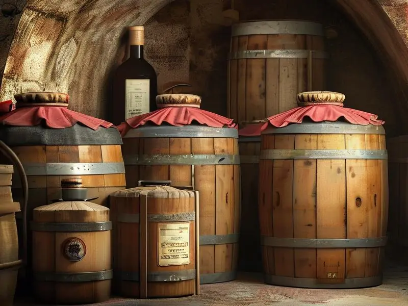 陈年自制白酒存放环境展示