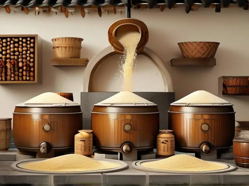 传统糯米黄酒酿造步骤图解