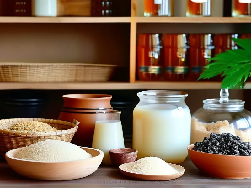 家庭自制甜酒的材料和发酵过程