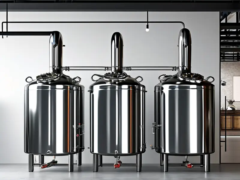 500升不锈钢酿酒设备实拍图