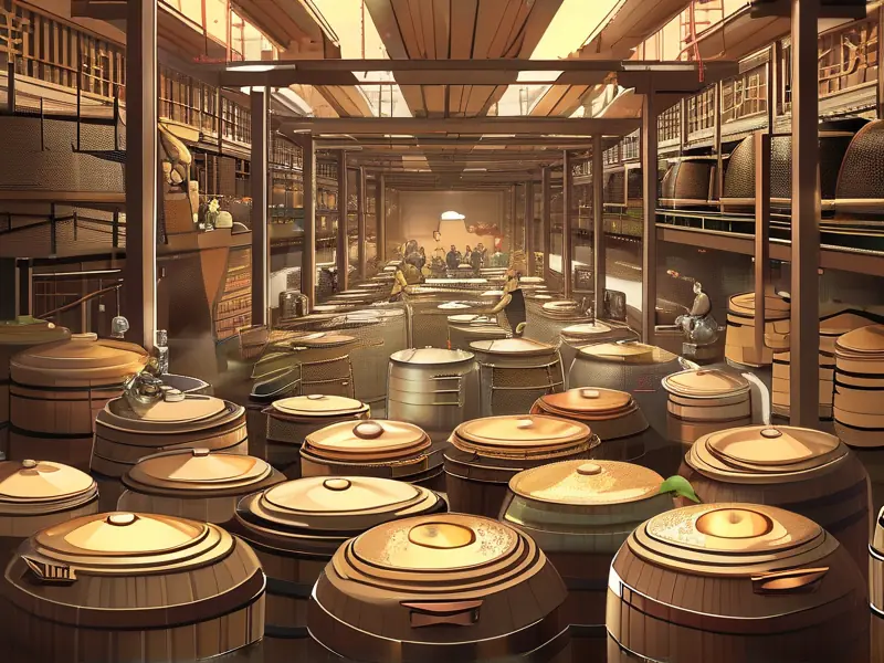 白酒酿造工艺流程示意图