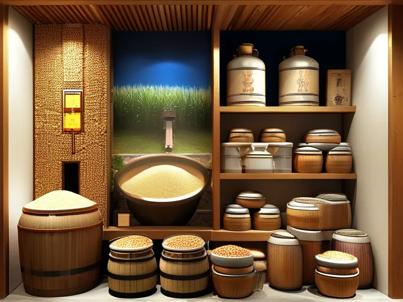 白酒酿造原料与设备展示