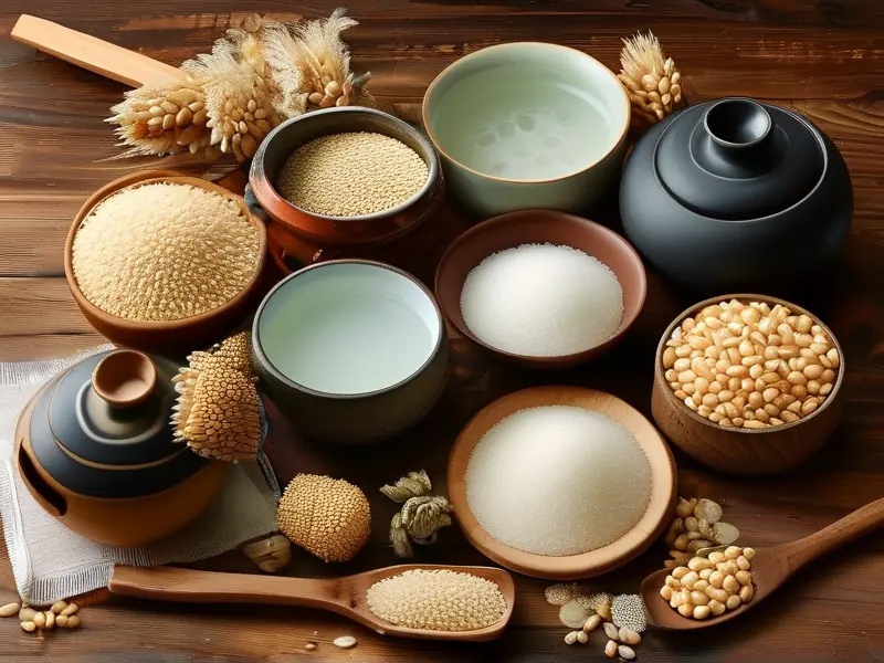 白酒酿酒原料种类展示