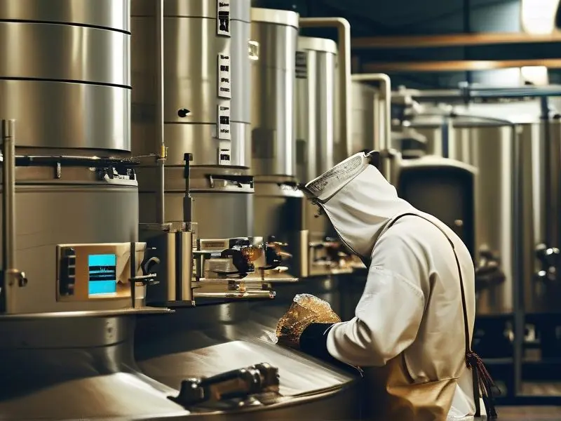 白酒酿造标准代码实施场景与质检流程示意图