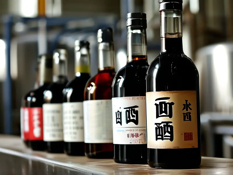 白酒瓶身配料表示例图
