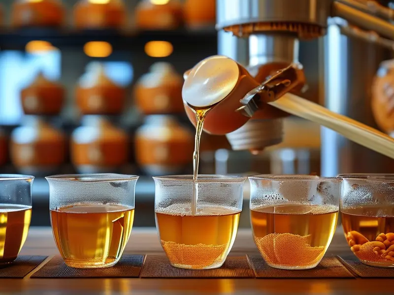 茶酒酿造过程展示