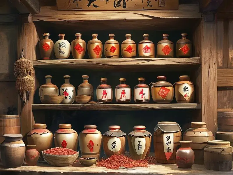 长生不老酒配方中药材展示