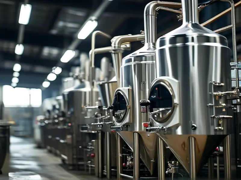 重庆制造酿酒设备生产线实拍图