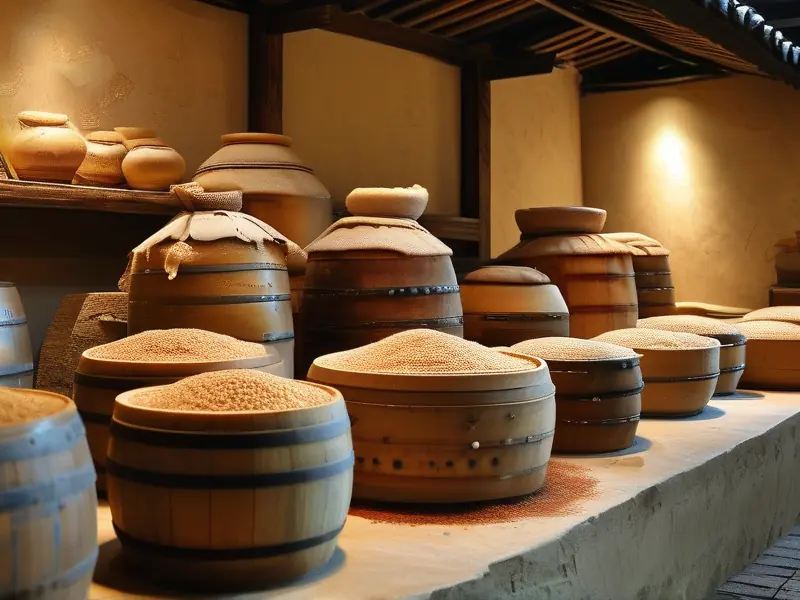 传统米酒酿造工艺步骤图解