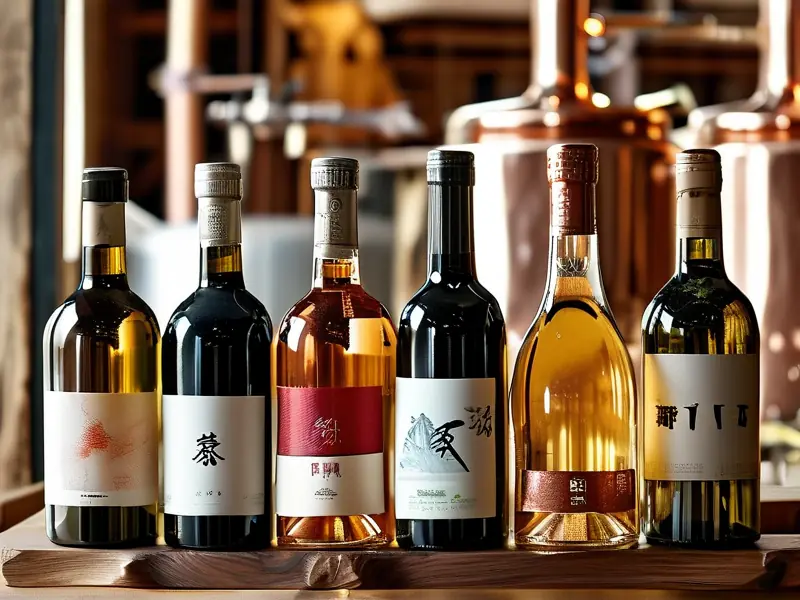 多品牌纯酿白酒价格对比展示