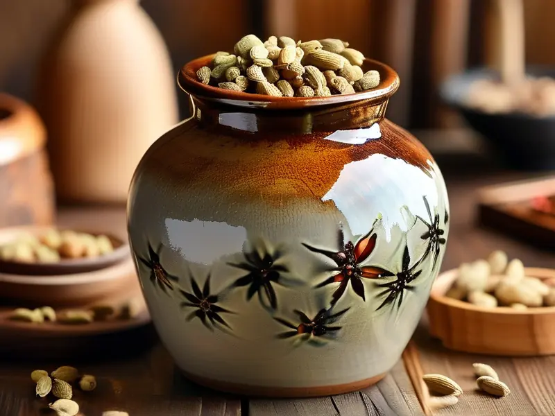 传统春砂仁酒浸泡过程实拍图