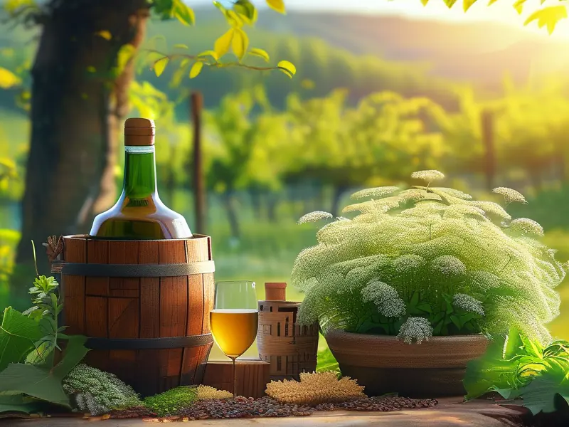 春天酿酒场景展示