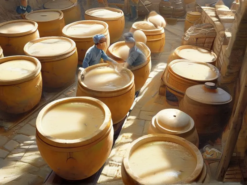 翻沙酒传统酿造工艺展示