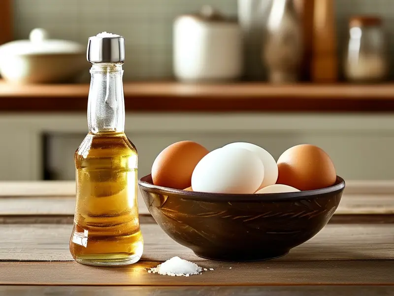 高度白酒腌咸鸭蛋材料准备