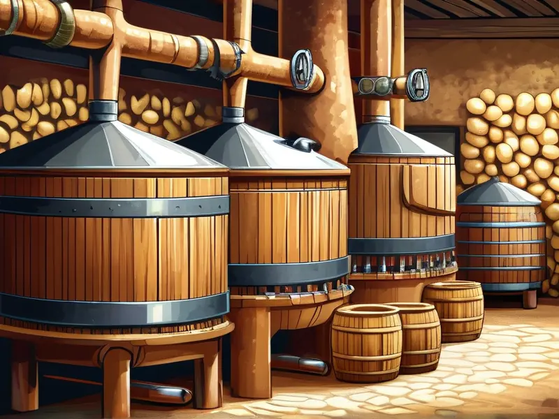 高粱酿酒工艺流程示意图