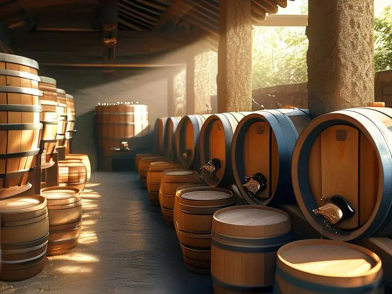 古法酿酒传统工艺展示图